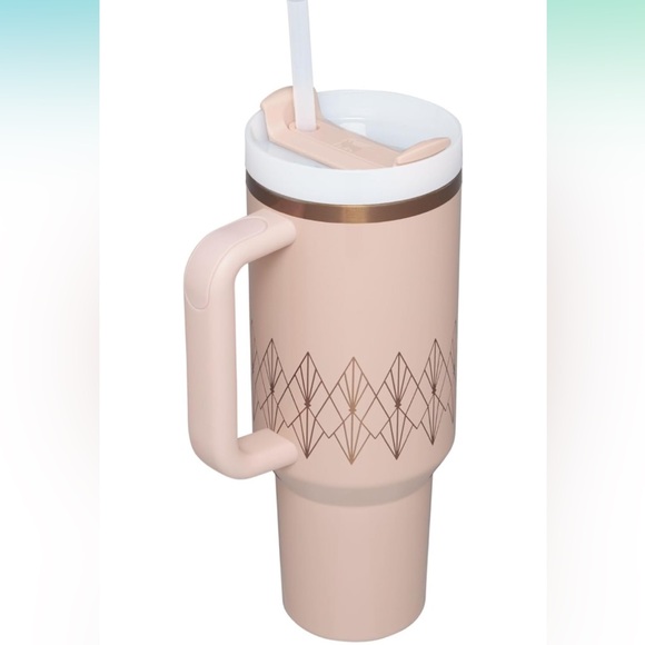 Stanley Tumbler- Blush Gloss Deco- 40 oz - BRAND NEW; NEVER USED - Picture 2 of 3
